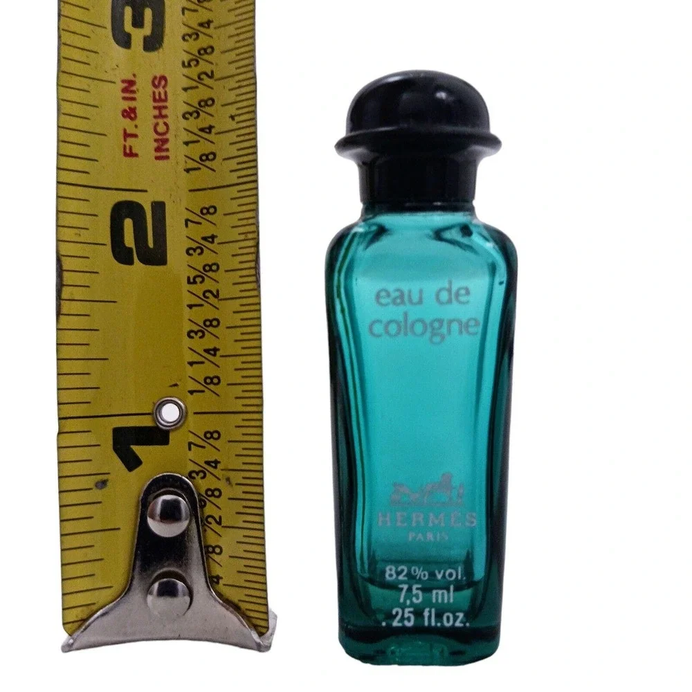 Hermes Mens Eau De Cologne Mini Travel Bottle A FEW MORE USES LEFT, Empty Bottle
